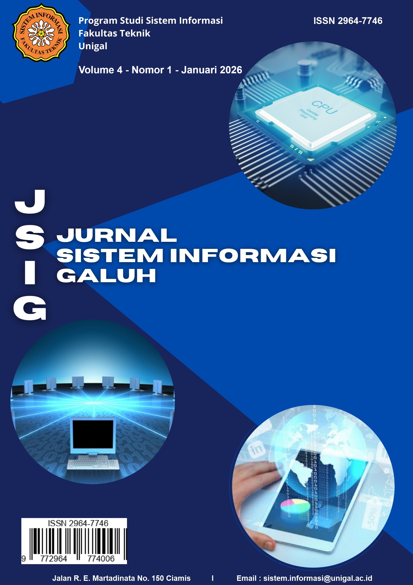 					View Vol. 4 No. 1 (2026): Journal of Galuh Information Systems
				