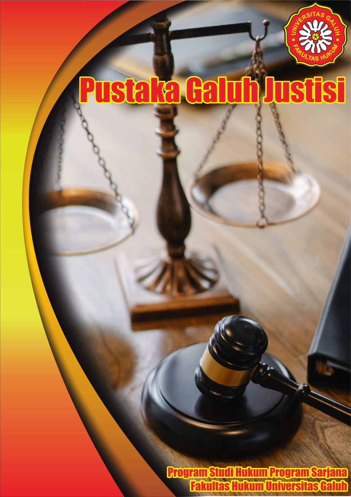 Pustaka Galuh Justisi merupakan sarana publikasi ilmiah bagi para mahasiswa dan peneliti yang mengkaji mengenai bidang Ilmu Hukum, diterbitkan oleh Fakultas Hukum Universitas Galuh. Pustaka Galuh Justisi bertujuan untuk mengembangkan Ilmu Hukum dengan fokus memuat artikel-artikel yang berhubungan dengan Hukumberbentuk hasil penelitian (research article) yang disusun oleh mahasiswa atau peneliti di bidang Ilmu Hukum. Ruang lingkup artikel ilmiah yang dapat diterbitkan dalam Pustaka Galuh Justisi, diantaranya meliputi: 1) Hukum Perdata adalah ketentuan yang mengatur hak dan kepentingan antar individu dalam masyarakat. 2) Hukum Pidana adalah keseluruhan dari peraturan-peraturan yang menentukan perbuatan apa yang dilarang dan termasuk ke dalam tindak pidana, serta menentukan hukuman apa yang dapat dijatuhkan terhadap yang melakukannya; 3) Hukum Tata Negara adalah bentuk hukum yang mendefinisikan hubungan antara berbagai lembaga di dalam suatu negara, yaitu eksekutif, legislatif, dan yudikatif.