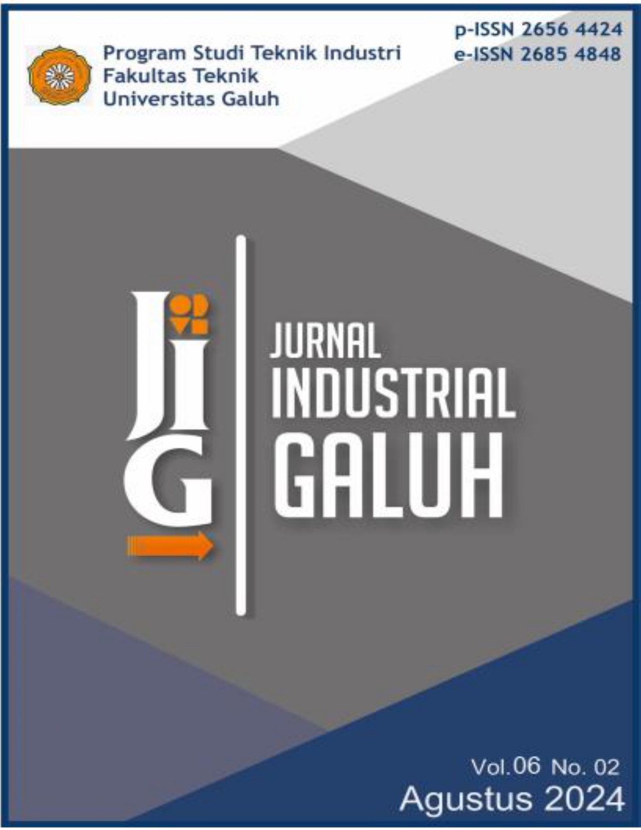 					View Vol. 6 No. 2 (2024): Jurnal Industrial Galuh
				