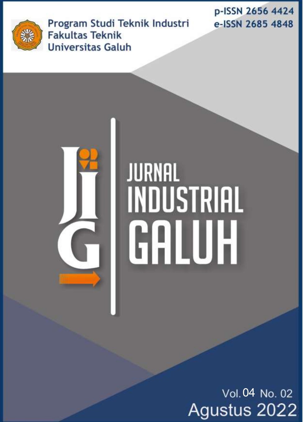 					View Vol. 4 No. 2 (2022): Jurnal Industrial Galuh
				