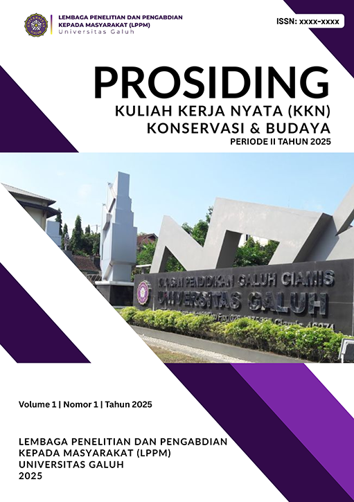 					Lihat Vol 1 No 1 (2025): Prosiding KKN Konservasi dan Budaya Periode II tahun 2025
				